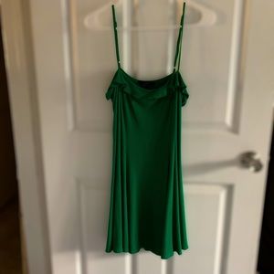 Forever 21 Solid Green Summer Dress